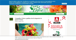 Desktop Screenshot of fioriefoglie.tgcom24.it